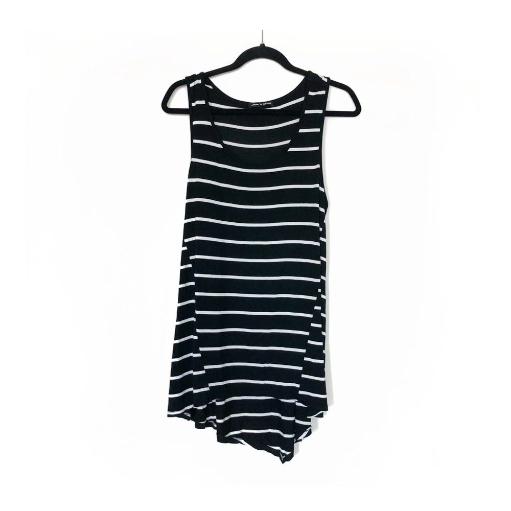 Cable & Gauge Long Striped High Low Tank